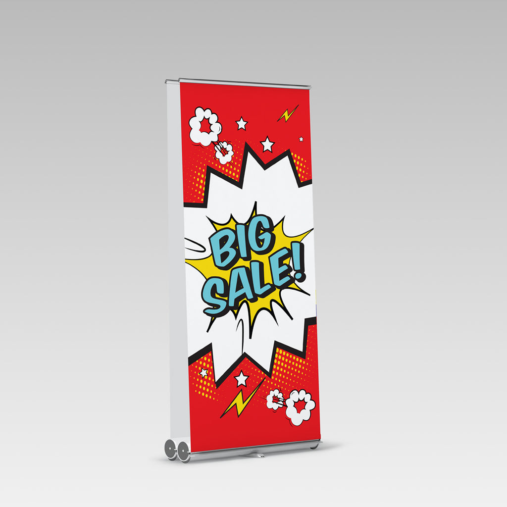 Printed "BIG SALE" Premium Double Side Pull Up Banner