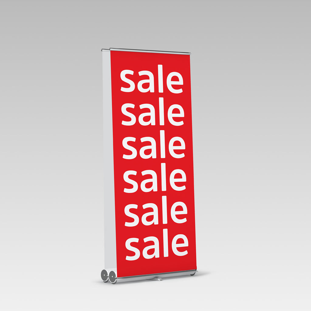 Printed "SALE" Premium Double Side Pull Up Banner
