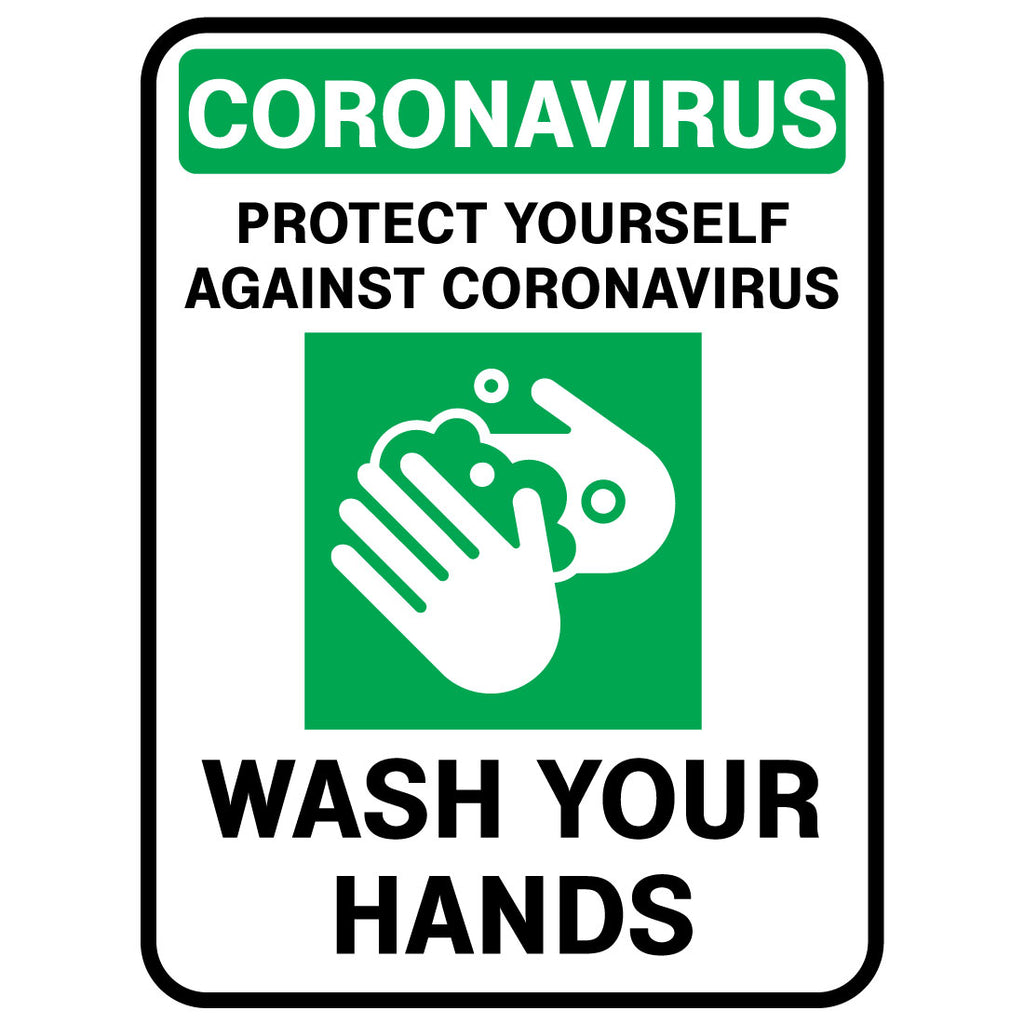 Protect Yourself Against Coronavirus  Sign