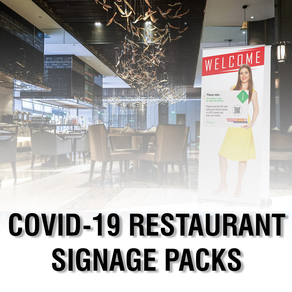 Covid Restaurant Signage Pack