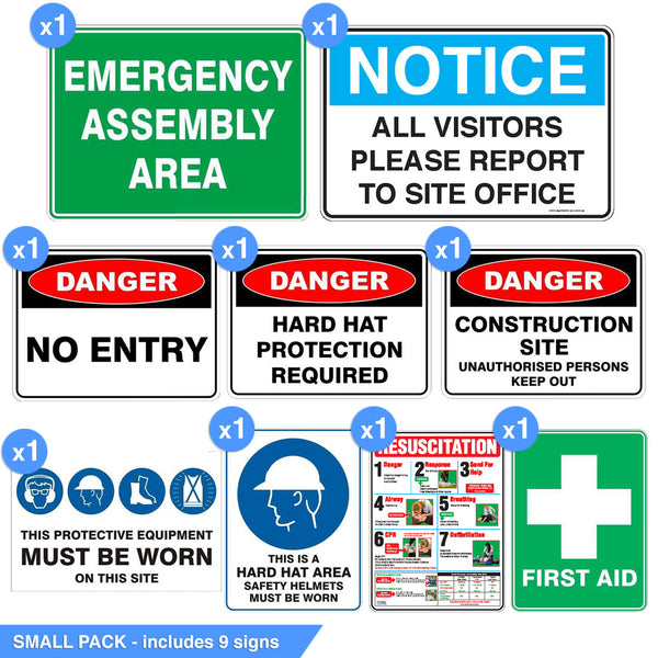 CONSTRUCTION SIGNAGE PACK