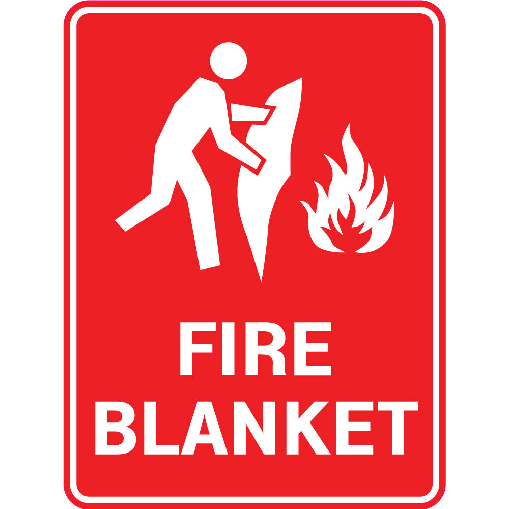 Fire Safety  Fire Blanket  Sign