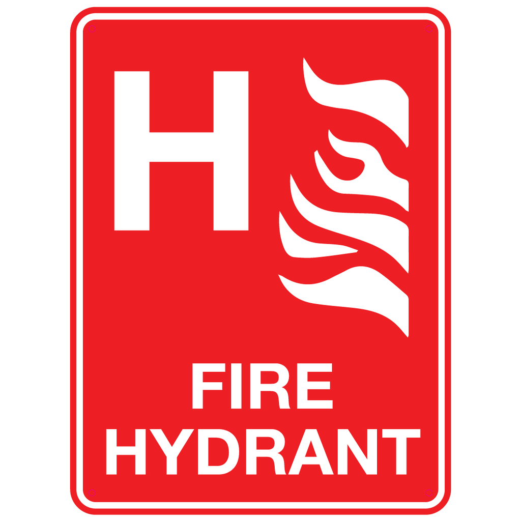 Fire Safety  Fire Hydrant  Sign