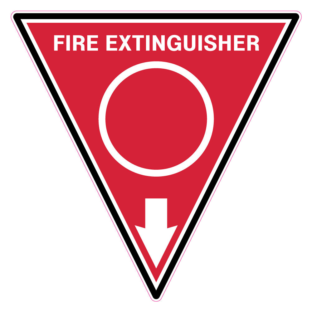 Fire Safety  Extinguisher Id Marker Fire Fighting Equipment  Sign