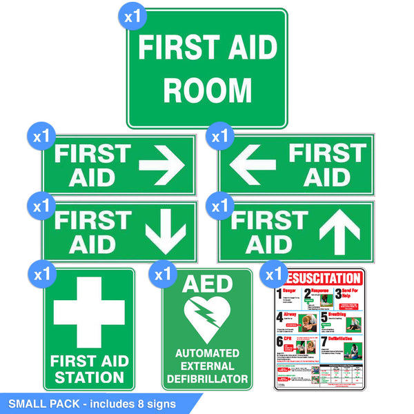 FIRST AID SIGNAGE PACK