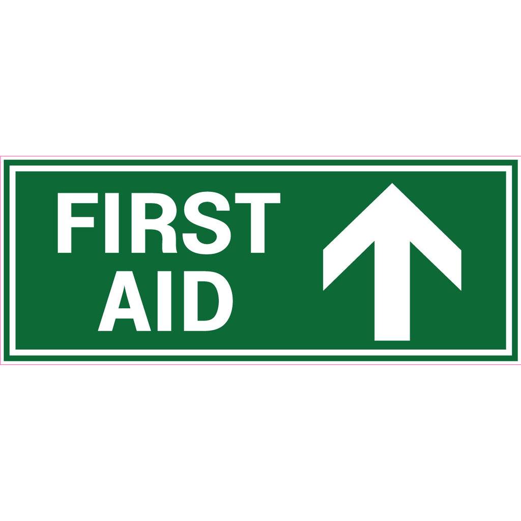 First Aid Arrow Up  Sign