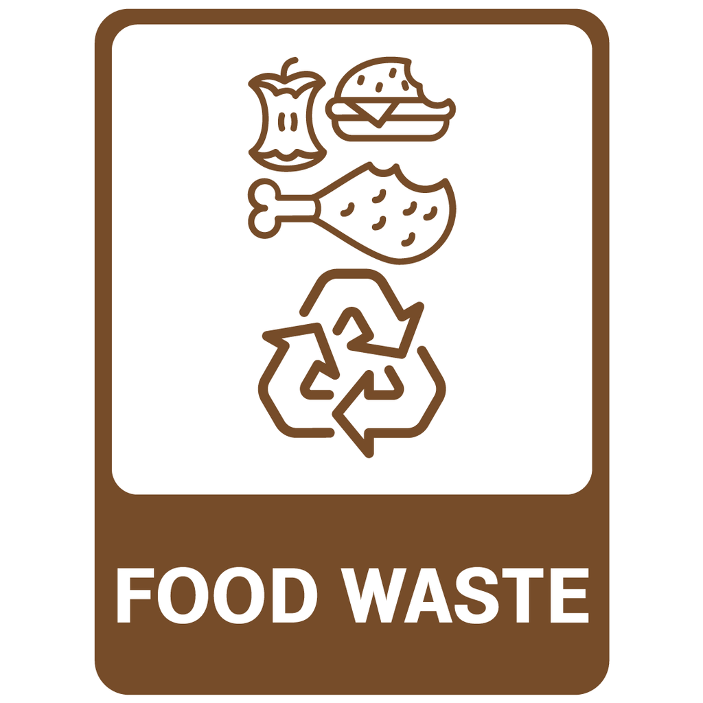 Recycling -  Food Waste  Sign