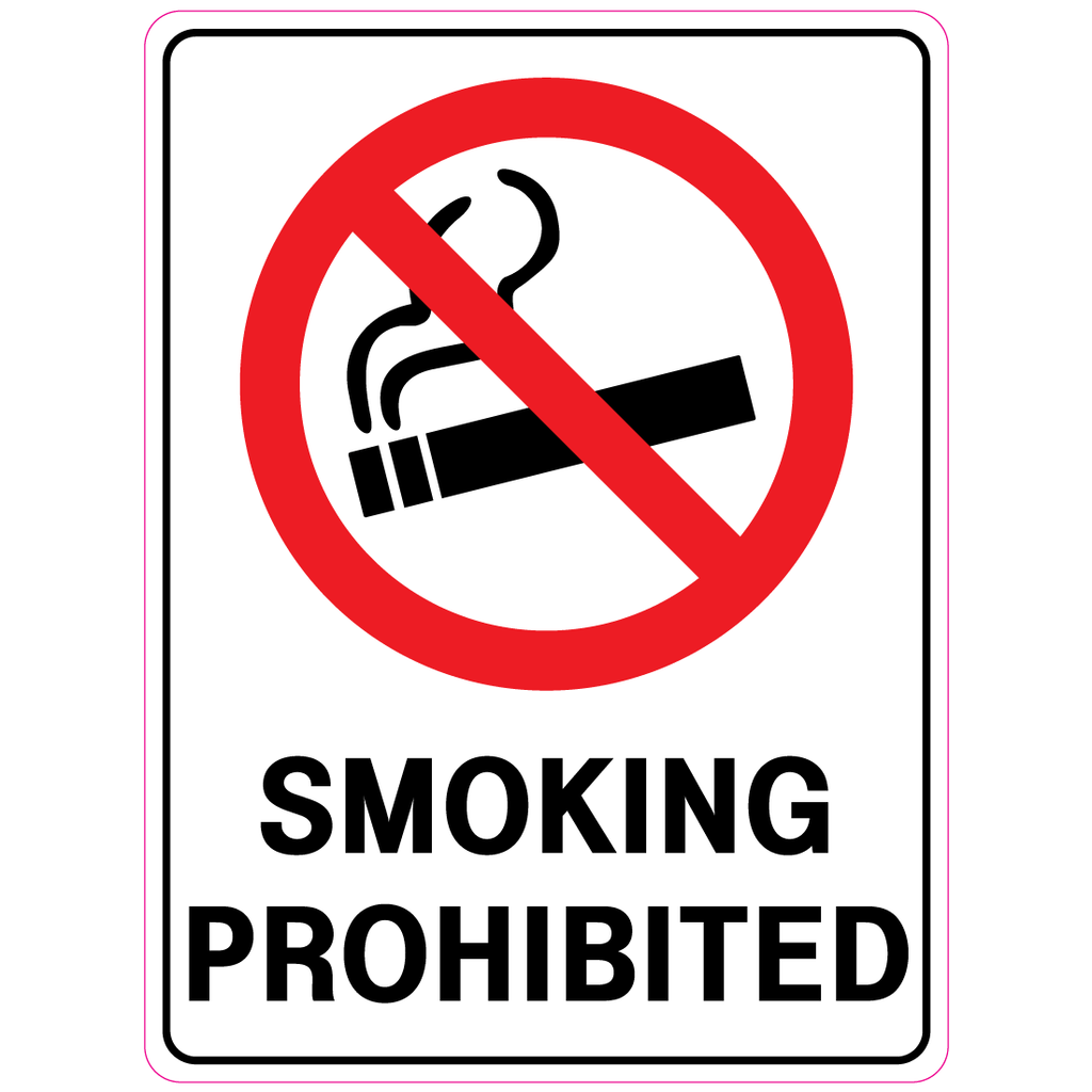 Smoking Prohibited  Sign