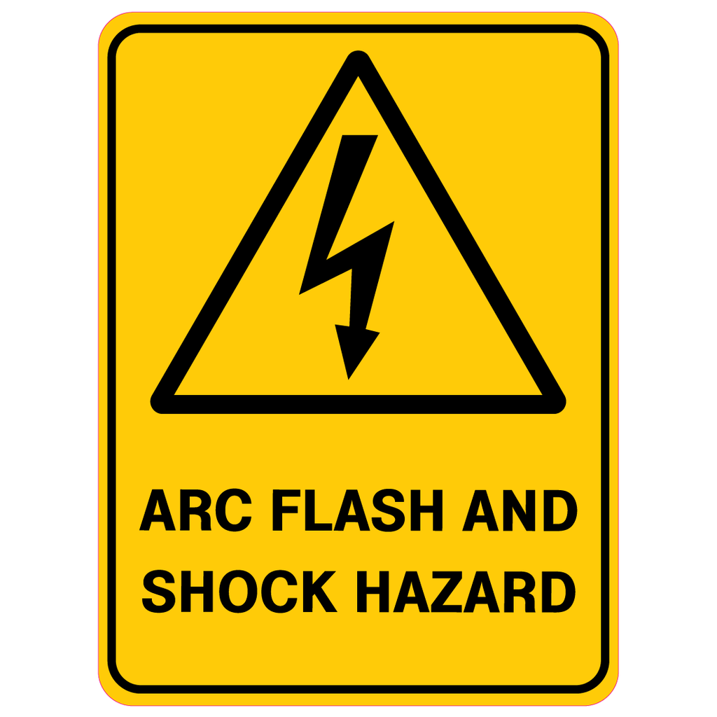 Arc Flash And Shock Hazard Sign