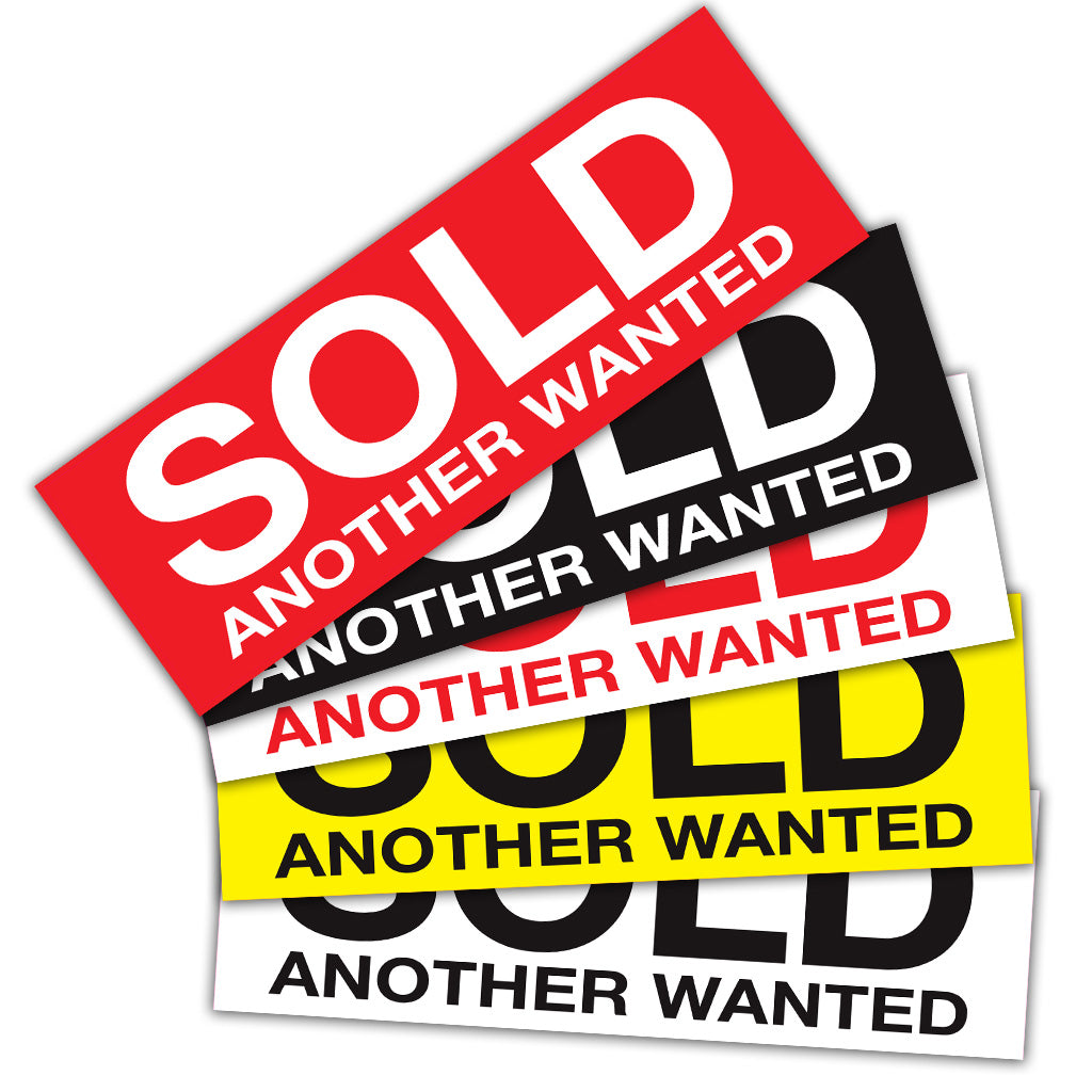 Sold Another Wanted Stickers Pack of 10